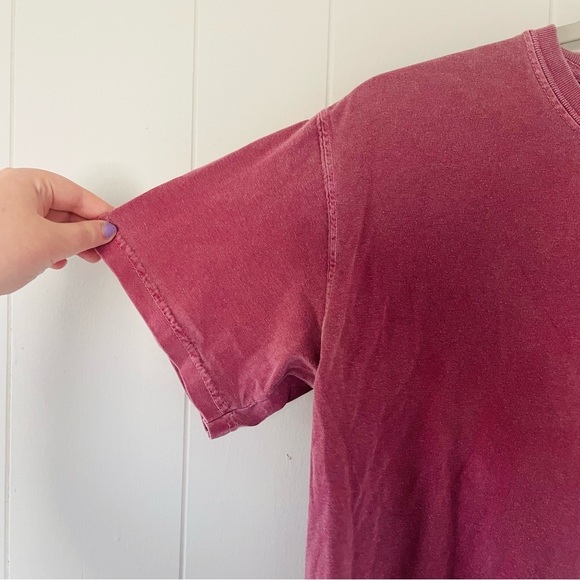 Comfort Colors Men's maroon union city museum tee - Picture 4 of 6